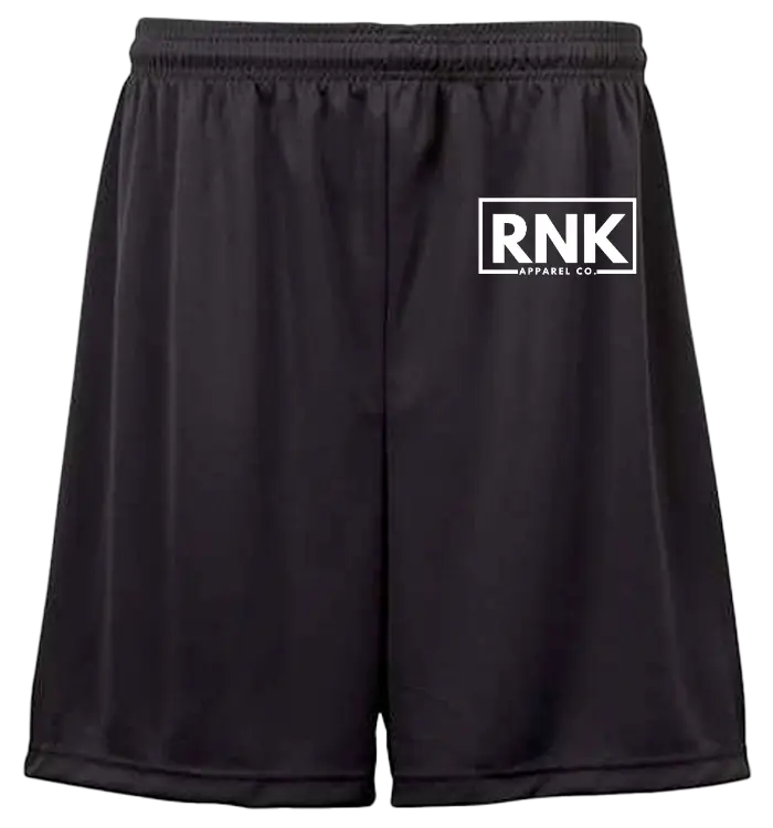 RNK Youth Performance Shorts with moisture-management fabric, designed for athletic activities and active youth sports.