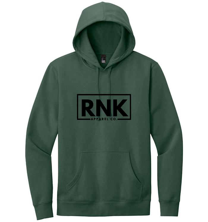 Unisex fleece hoodie from RNK Apparel Co. in a cozy, soft fabric with a relaxed fit and front kangaroo pocket.