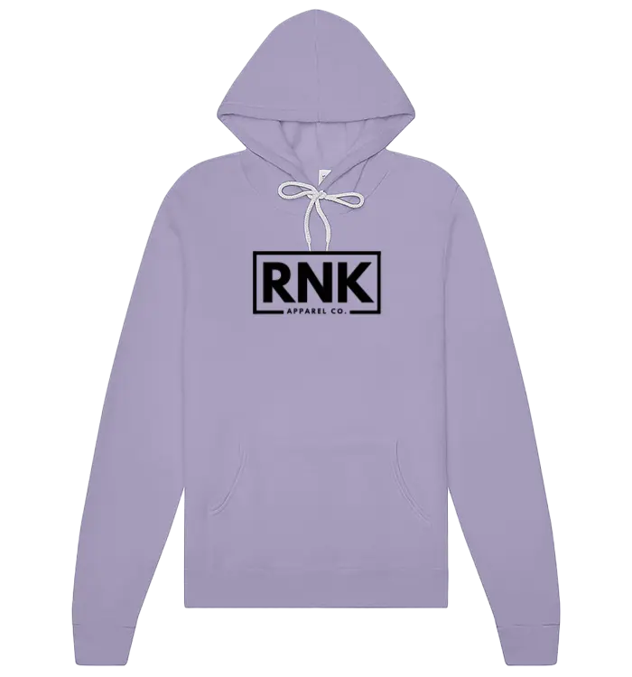 Premium hockey fleece hoodie by RNK Apparel Co, featuring a cozy fleece material and hockey-themed design.