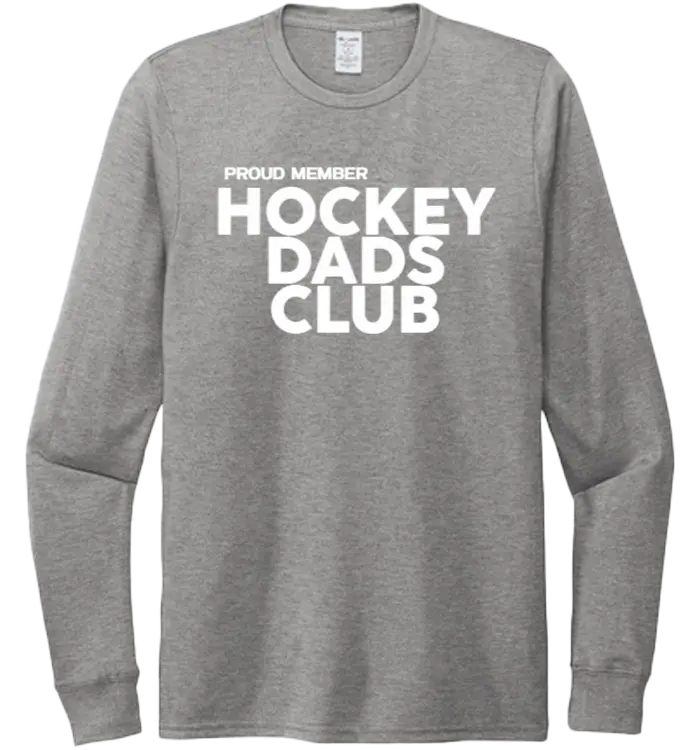 RNK Adult unisex long sleeve tee in a poly, organic cotton, modal blend fabric, shown in a neutral color.