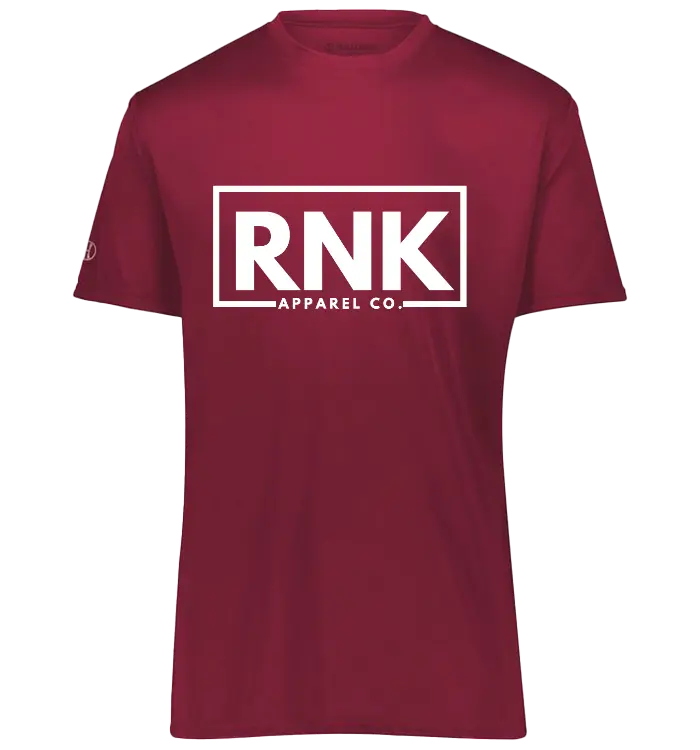 Unisex RNK Athletic T-Shirt from RNK Apparel Co. in black, showcasing a relaxed fit and breathable fabric perfect for sports and casual wear.