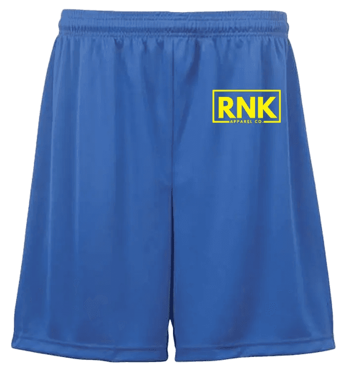 Men's performance shorts by cmgvd2nmw00acoj0juazl4l2x in black, made of moisture-wicking, antimicrobial polyester fabric.