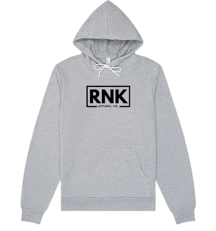 Premium hockey fleece hoodie by RNK Apparel Co, featuring a soft fleece fabric and sporty design for comfort and warmth.