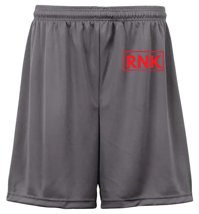 RNK Youth Performance Shorts with moisture-management fabric, athletic shorts designed for active youth sports and exercise.