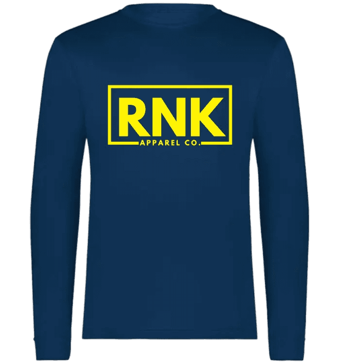 RNK Adult Performance Long Sleeve T-Shirt for hockey training, lightweight and comfortable athletic shirt from RNK Apparel Co.