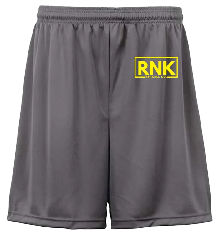 RNK Unisex Performance Shorts with moisture-management fabric, athletic shorts for sports and active wear.