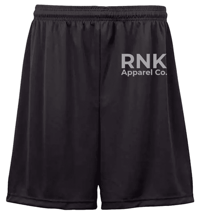 RNK Youth Performance Shorts with moisture-management fabric, athletic design, and lightweight material for active youth wear.