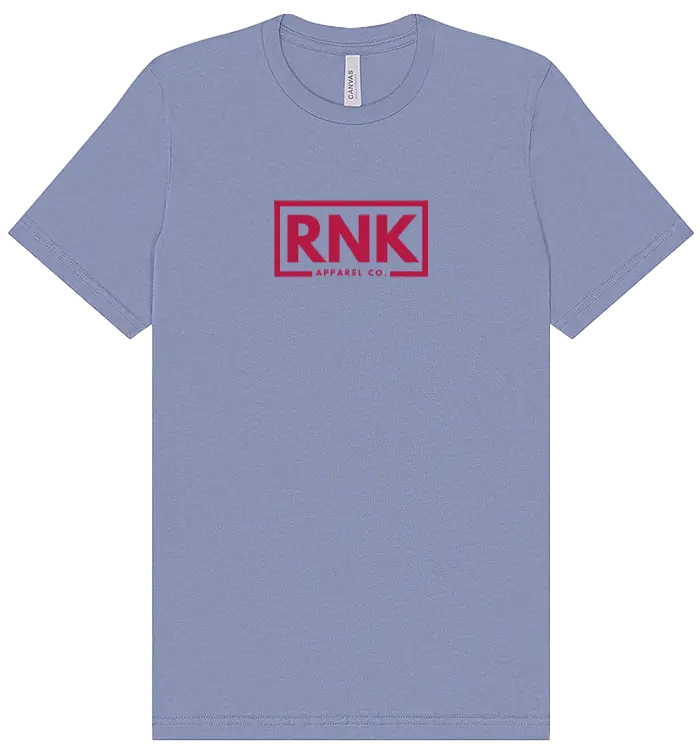Classic hockey cotton T-shirt by RNK Apparel Co featuring a casual fit and hockey-themed design in soft cotton fabric.
