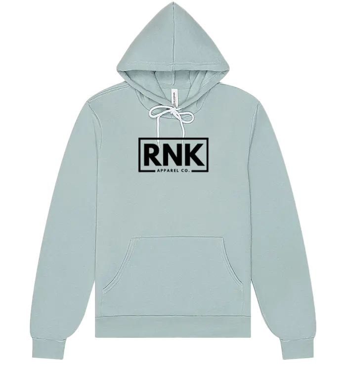 Premium navy hockey fleece hoodie by RNK Apparel Co, featuring a soft fleece fabric and hockey-inspired design.