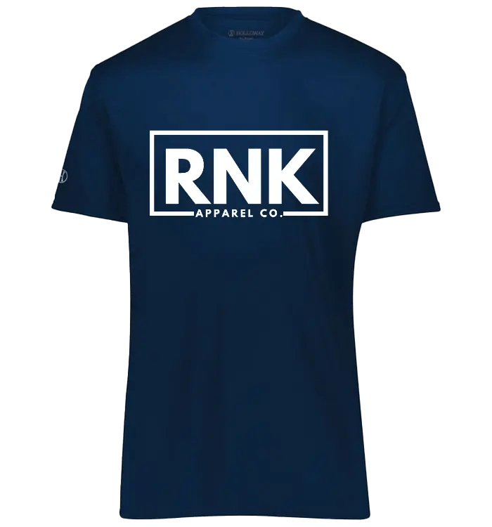 Unisex athletic T-shirt by RNK Apparel Co. in breathable fabric, featuring a comfortable fit and classic design.