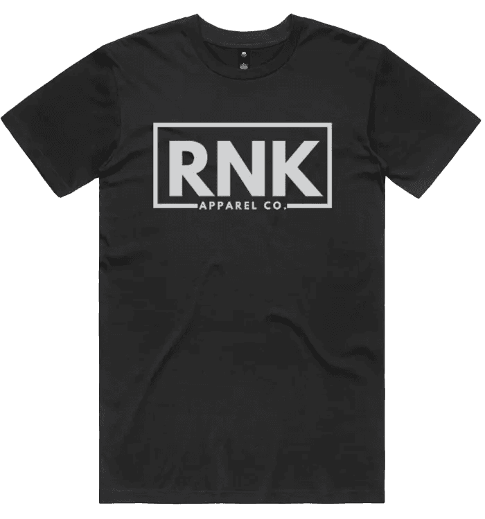 Unisex RNK Apparel Co. classic cotton T-shirt in a neutral color, casual everyday tee with a comfortable fit.
