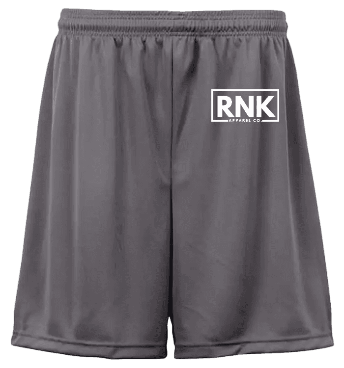 Unisex RNK Performance Shorts with moisture-management fabric, athletic fit, and lightweight design for active sports and workouts.