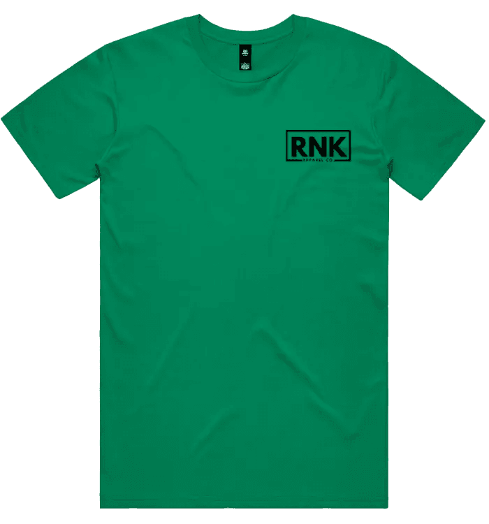 RNK Adult unisex combed cotton T-shirt with small logo on the left chest, featuring a classic fit and soft fabric.