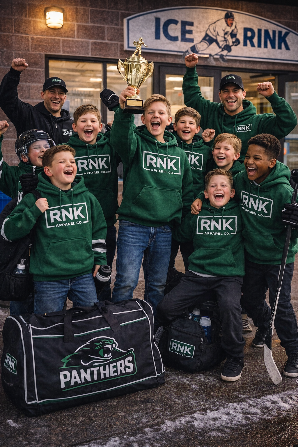 Custom Hockey Apparel for a Local Team