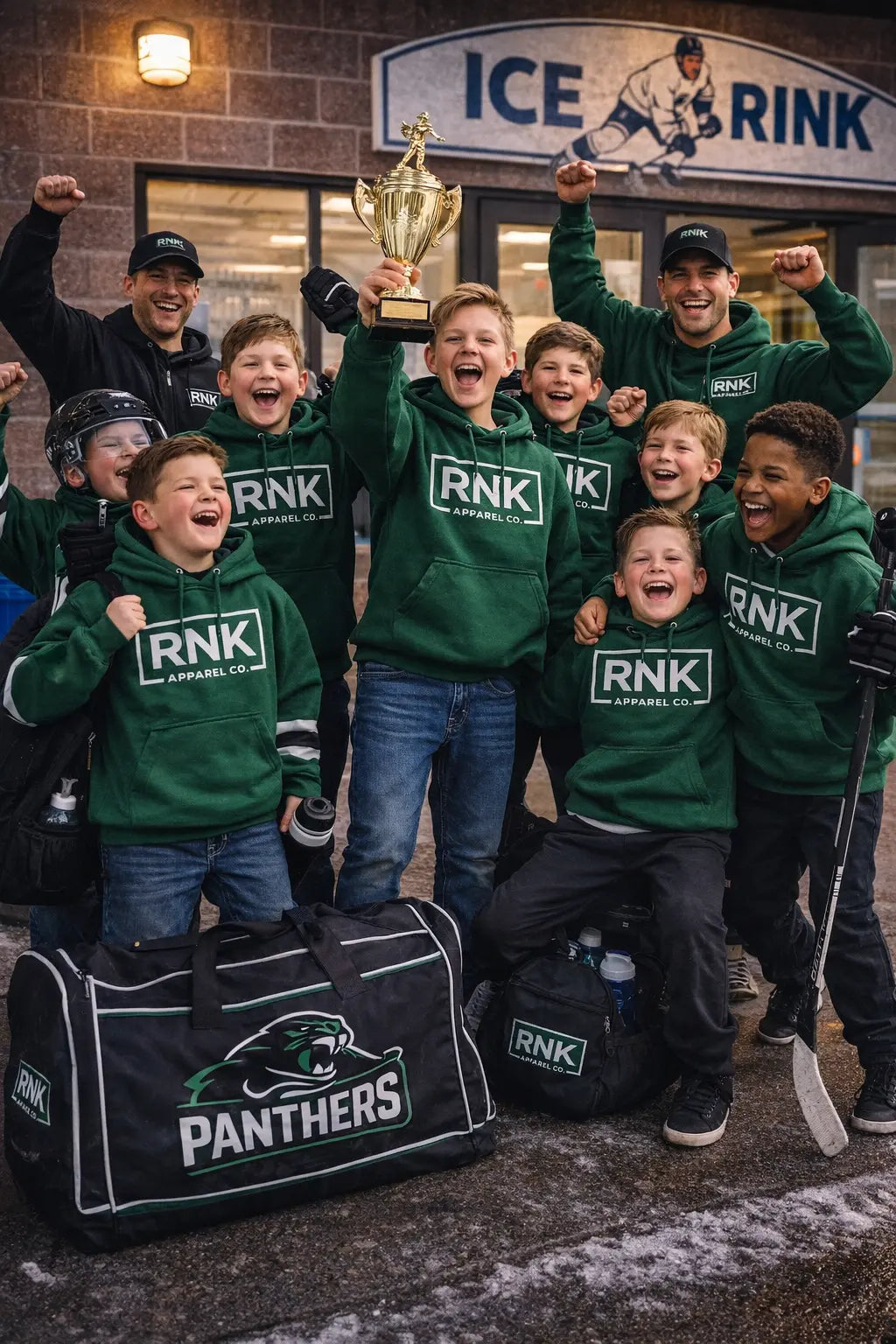 Custom Hockey Apparel for a Local Team RNK Apparel Co.