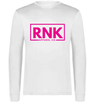 Unisex adult performance long sleeve T-shirt in 100% polyester, black, by cmgvd2nmw00acoj0juazl4l2x, front view.