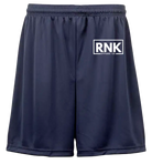 RNK Unisex Performance Shorts made of moisture-management athletic fabric, designed for comfort and active wear.