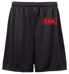 RNK Youth Performance Shorts with moisture-management fabric, athletic fit, and breathable design for active youth sportswear.
