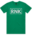Unisex RNK Apparel Co. classic cotton T-shirt in neutral color, featuring a comfortable fit and simple design for everyday wear.