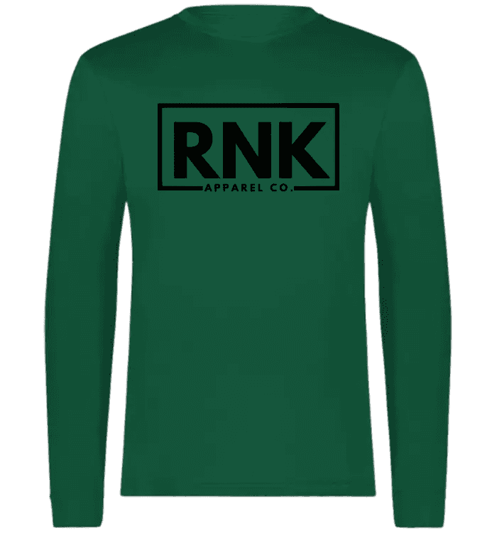 Adult performance long sleeve T-shirt by cmgvd2nmw00acoj0juazl4l2x, 100% polyester, unisex fit, shown in black fabric.