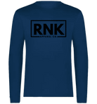 Unisex adult performance long sleeve T-shirt made of 100% polyester by cmgvd2nmw00acoj0juazl4l2x, shown in black with a fitted design