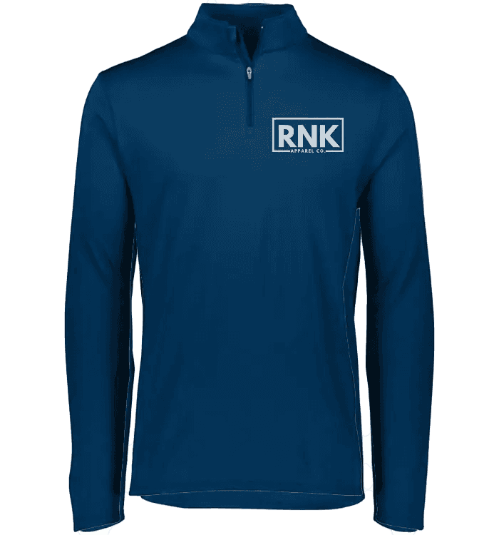 Adult dry-fit 1/4 zip pullover by cmgvd2nmw00acoj0juazl4l2x, showing a black polyester athletic top with a quarter-zip collar.