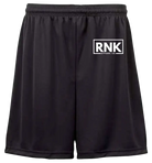RNK Unisex Performance Shorts with moisture-management fabric, athletic design, and comfortable fit for active wear.