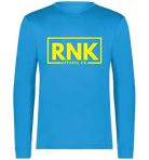 RNK Apparel Co. adult performance long sleeve hockey training shirt, lightweight and breathable for athletic performance.