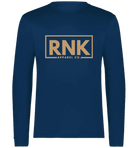 Unisex adult performance long sleeve T-shirt by cmgvd2nmw00acoj0juazl4l2x, 100% polyester, showing the fitted design and fabric texture.