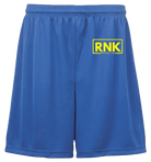 Men's performance shorts by cmgvd2nmw00acoj0juazl4l2x in black, made of moisture-wicking, antimicrobial polyester fabric.