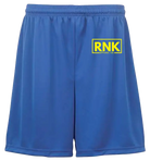 RNK Unisex Performance Shorts with moisture-management fabric, athletic fit, and lightweight design for activewear.