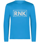 RNK Adult Unisex Performance Long Sleeve T-Shirt in 100% polyester, lightweight sportswear with a fitted design.