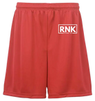 RNK Unisex Performance Shorts with moisture-management fabric, designed for athletic and active wear.