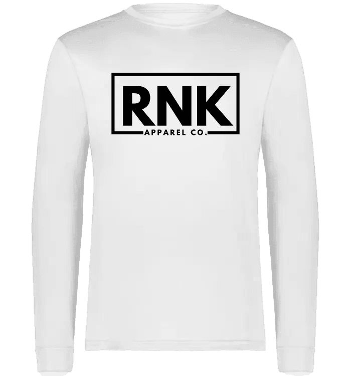 Adult performance long sleeve T-shirt by cmgvd2nmw00acoj0juazl4l2x, made of 100% polyester, unisex, shown in black color.