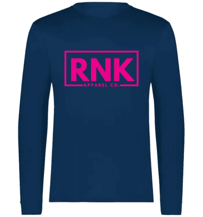 Adult performance long sleeve T-shirt by cmgvd2nmw00acoj0juazl4l2x, made of 100% polyester, shown in black on a mannequin.