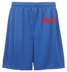 RNK Youth Performance Shorts with moisture-management fabric, athletic fit, and breathable material for active sportswear.