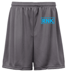 Men's performance shorts made of moisture-wicking and antimicrobial polyester fabric, featuring a comfortable fit and athletic design.