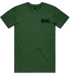 RNK Adult unisex combed cotton T-shirt with small logo on the left chest, featuring a comfortable fit and classic design.