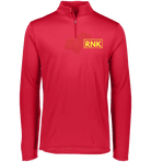 Unisex adult dry-fit 1/4 zip polyester pullover by cmgvd2nmw00acoj0juazl4l2x, shown in a front view with collar and zipper detail.