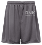 Youth performance shorts made of moisture-wicking antimicrobial polyester fabric by cmgvd2nmw00acoj0juazl4l2x, shown in black with elastic waistband.