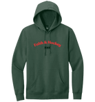 Faith & Hockey unisex hoodie from cmgvd2nmw00acoj0juazl4l2x, featuring a casual cotton-polyester fabric and graphic design.